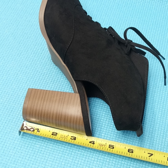 Gap Open Toe Ankle Boots Peep Toe Black Size 9 - Picture 10 of 10